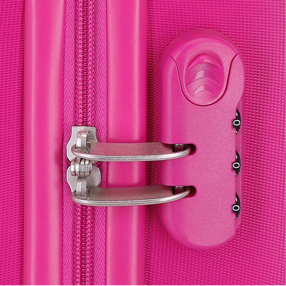 Trolley Rigido Stitch We Love Fucsia 55 cm