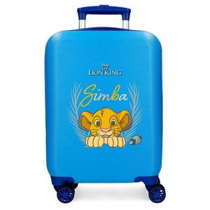 Trolley Rigido Lion King Re Leone Simba 50 cm Azzurro