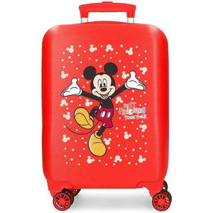 Trolley Rigido Mickey Mouse Best Friends Rosso 50 cm