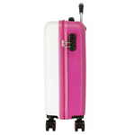 Trolley Rigido Minnie Enjoy The Day Bianco 55 cm