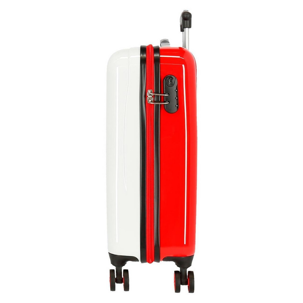 Trolley Rigido Minnie Enjoy The Day Dots Bianco 55 cm