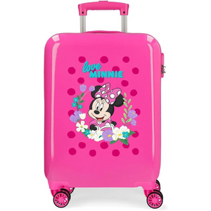 Trolley Rigido Minnie Golden Days 55 cm Fucsia
