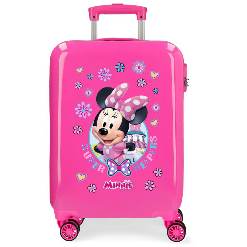 Trolley Rigido Minnie Super Helpers Fucsia 55 cm