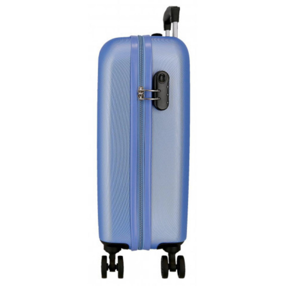 Trolley Rigido Roll Road Camboya Azzurro 55 cm
