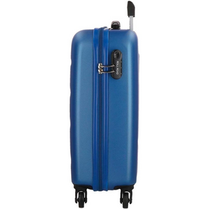 Trolley Rigido Roll Road Flex Blu 55 cm