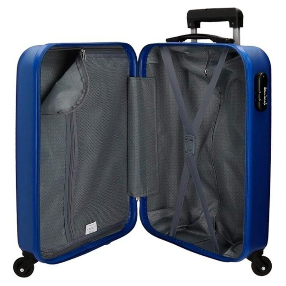 Trolley Rigido Roll Road Flex Blu 55 cm