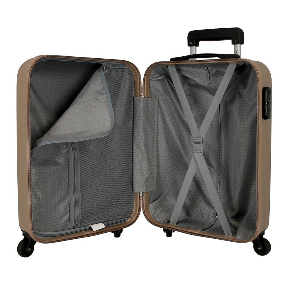 Trolley Rigido Roll Road Flex Champagne 55 cm