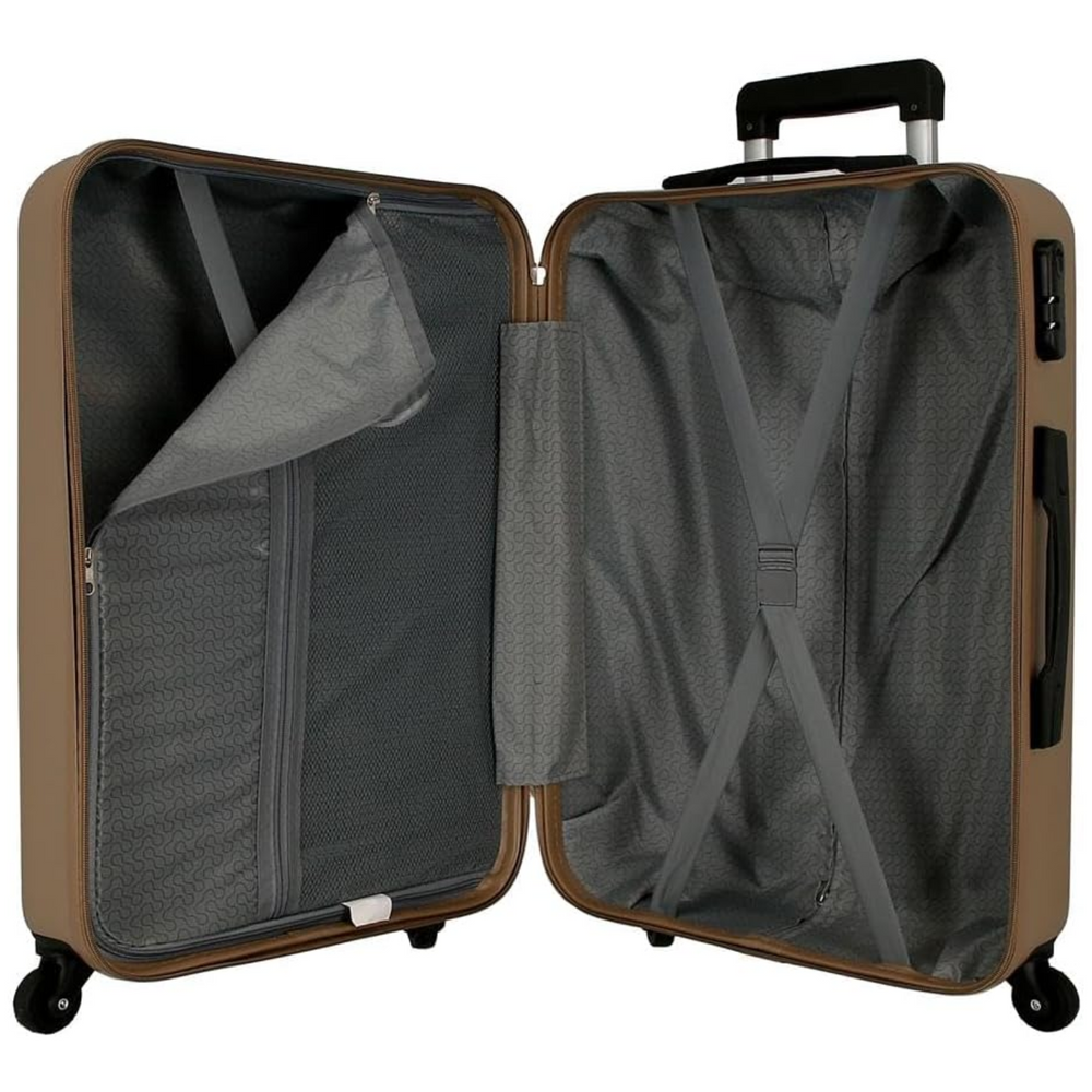 Trolley Rigido Roll Road Flex Champagne 65 cm