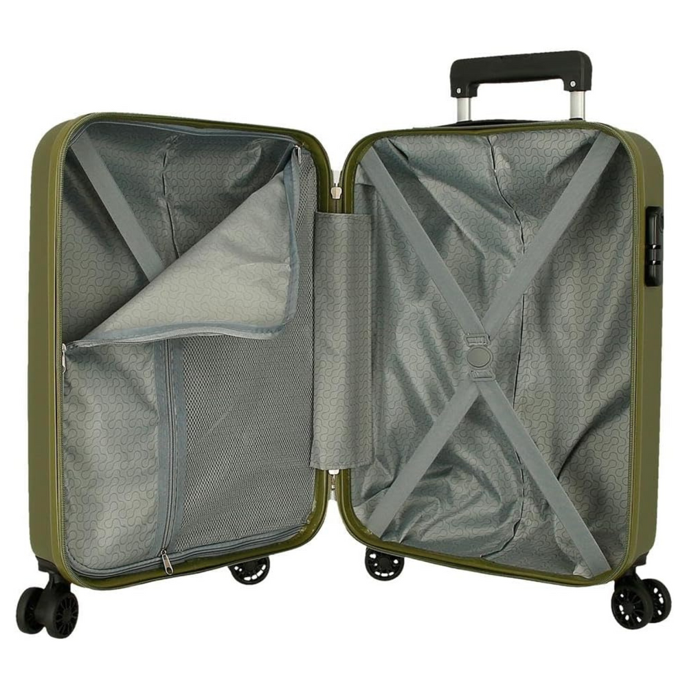 Trolley Rigido Roll Road Flex Verde Cachi 55 cm