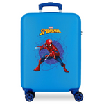 Trolley Rigido Spiderman Action Azzurro 55 cm