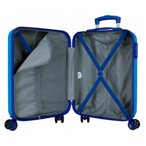 Trolley Rigido Spiderman Action Azzurro 55 cm