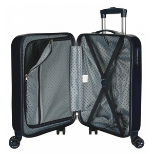 Trolley Rigido Spiderman Action Blu Navy 55 cm