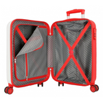 Trolley Rigido Spiderman Authentic Bianco 55 cm