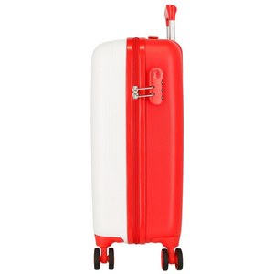 Trolley Rigido Spiderman Authentic Bianco 55 cm