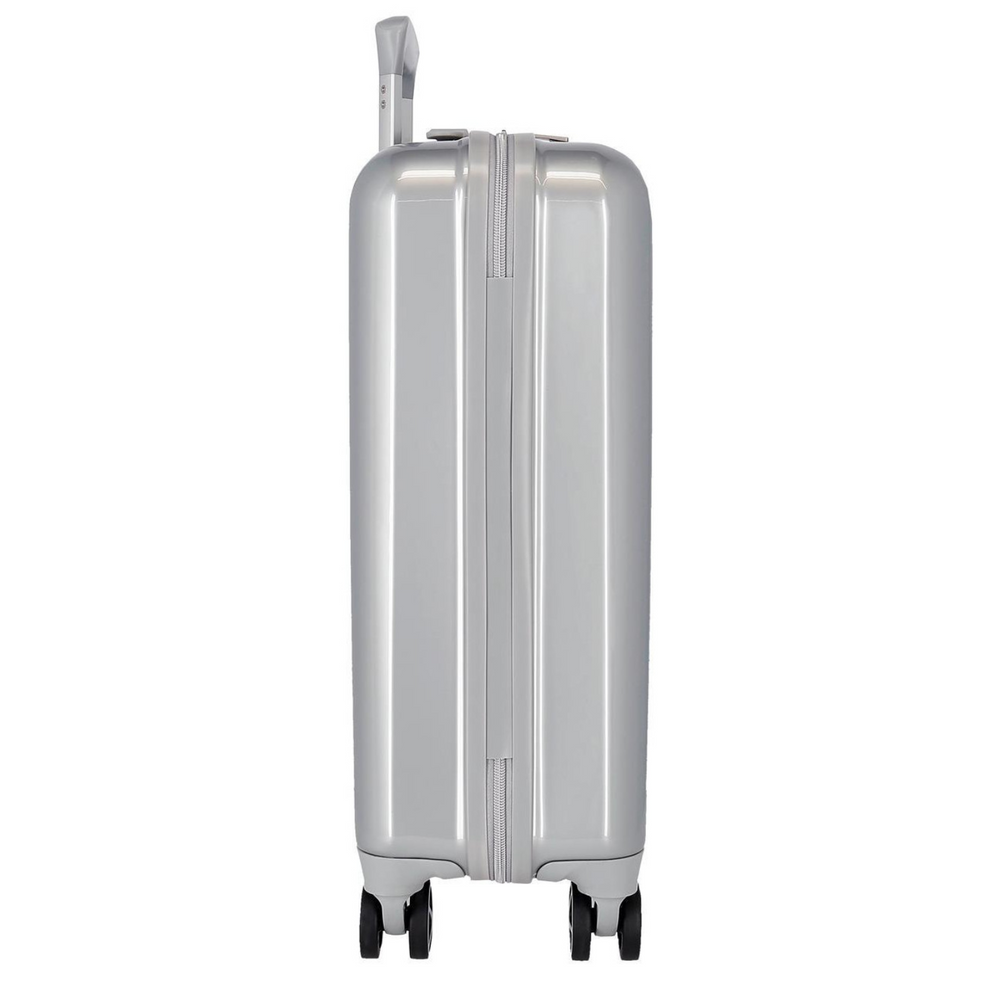 Trolley Rigido Stitch Ohana 55 cm Grigio
