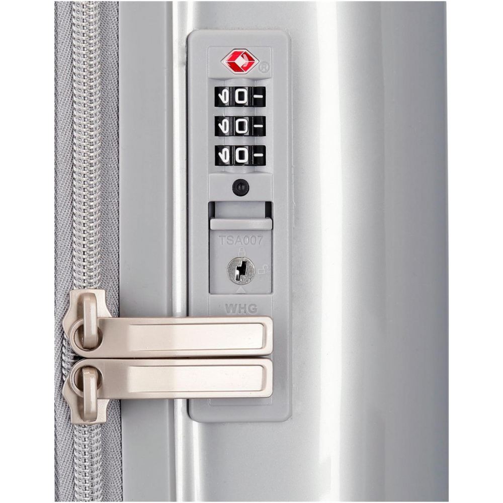 Trolley Rigido Stitch Ohana 55 cm Grigio