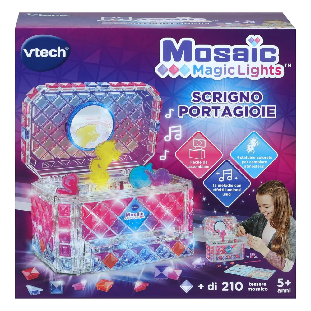VTech Mosaic Magic Lights Scrigno Portagioie
