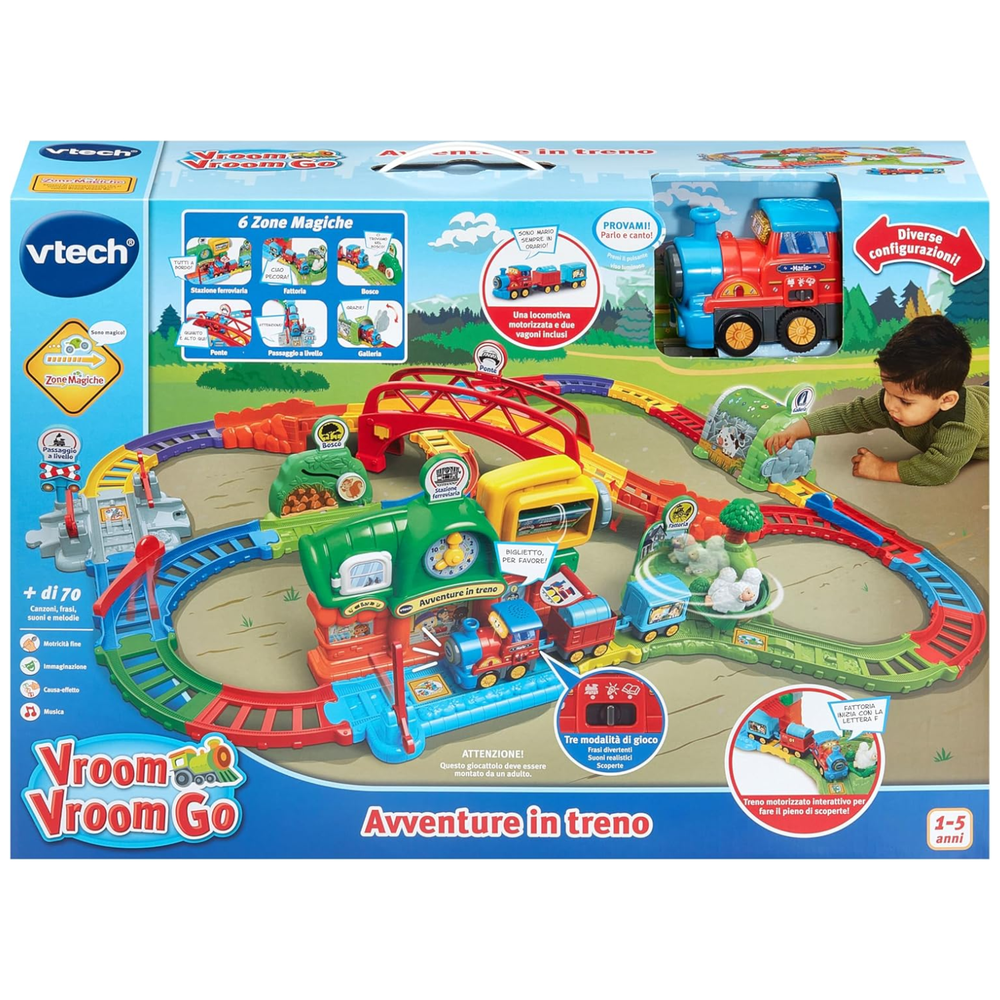 VTech Vroom Vroom Go - Avventure In Treno