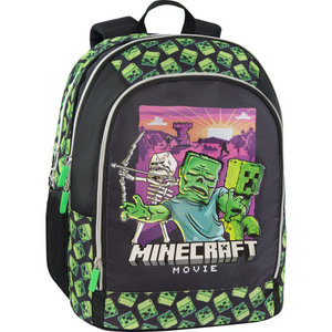 Zaino Scuola Organizzato Minecraft Movie