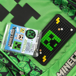 Zaino Scuola Organizzato Minecraft Pixel
