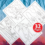 Album da colorare Frozen 2 con sticker