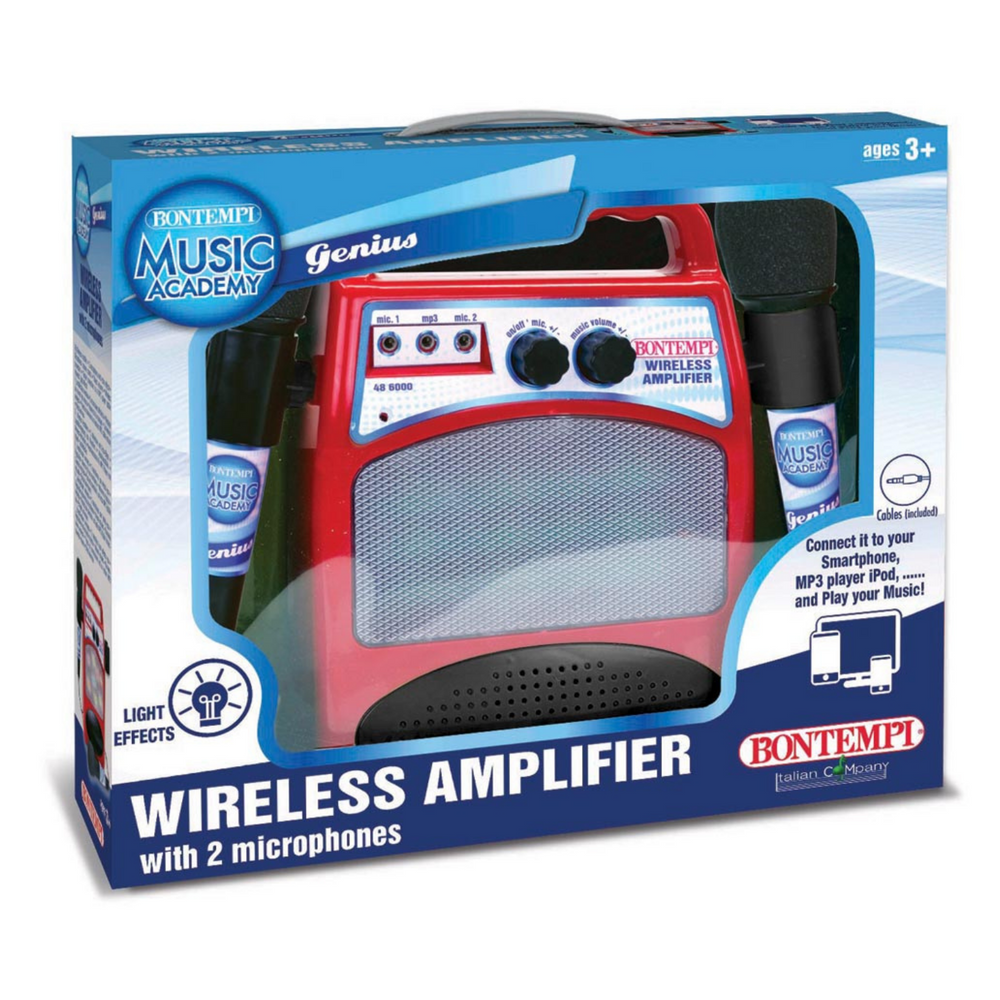 Amplificatore Wireless con 2 microfoni Bontempi