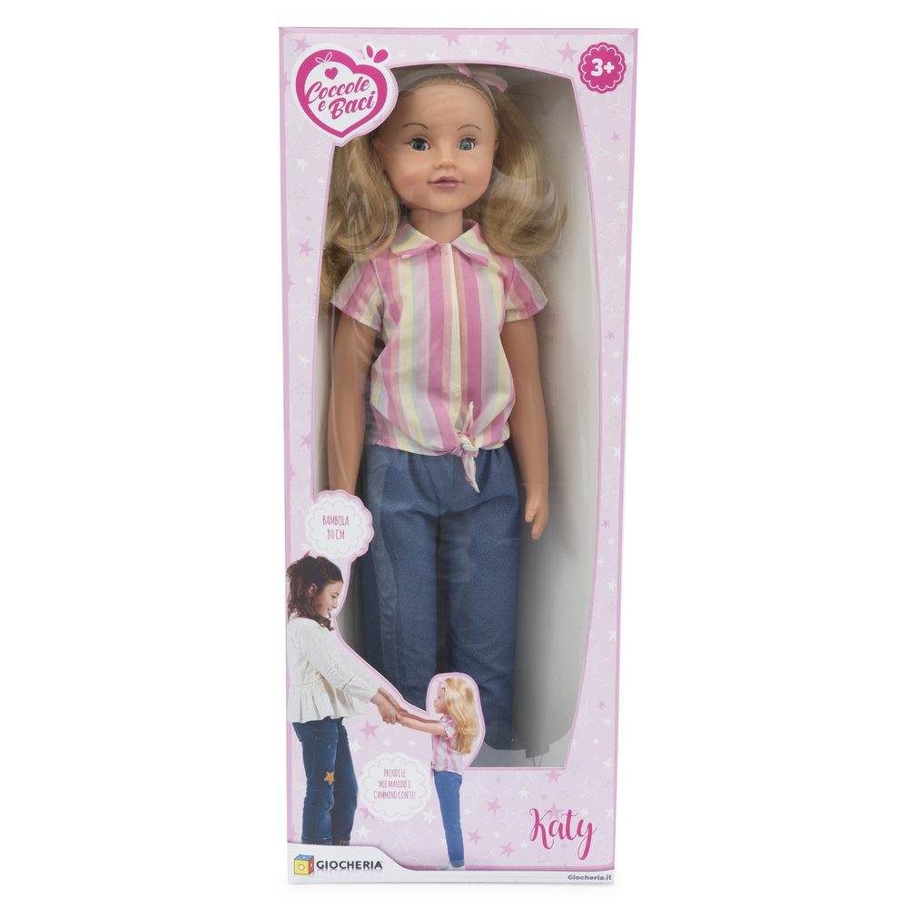 Bambola Katy 80 cm Cammina con me