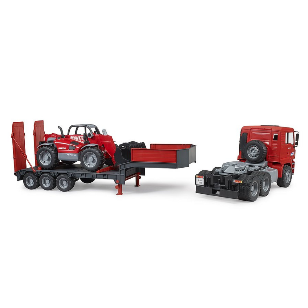 Bruder 02774 - Camion MAN TGA e caricatore telescopico Manitou