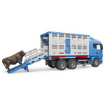 Bruder 03549 - Scania R-Series Trasporto Bestiame con Bovino