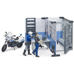 Bruder 62732 - Stazione di polizia con moto della polizia