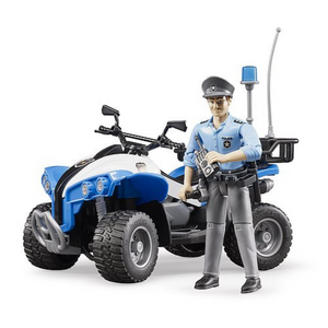 Bruder 63010 - Quad Polizia con Poliziotto e Accessori