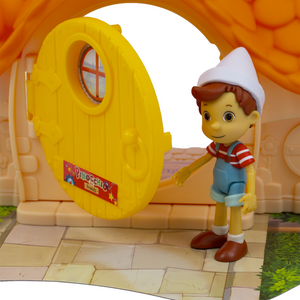 Casa di Pinocchio Playset con 2 Personaggio