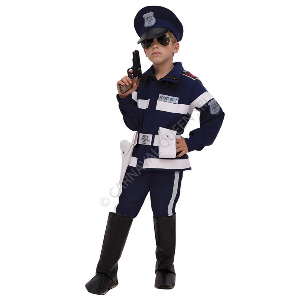 Costume di carnevale - Poliziotto Bambino