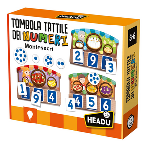 Headu - Tombola Tattile dei Numeri Montessori