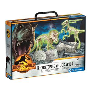 Jurassic World 3 Dominion Triceratopo e Velociraptor
