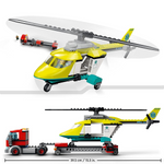 Lego City 60343 - Trasportatore di Elicotteri di Salvataggio