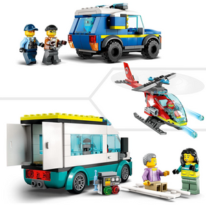 
                
                    Carica l&amp;#39;immagine nel visualizzatore della galleria, Lego City 60371 - Quartier generale veicoli d’emergenza
                
            