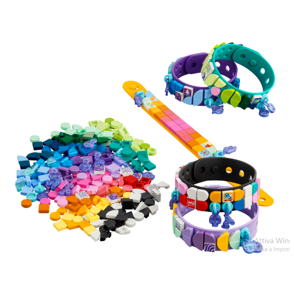 Lego Dots 41807 - Megapack Designer di braccialetti