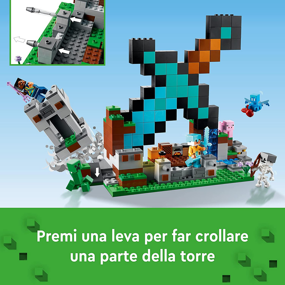 
                
                    Carica l&amp;#39;immagine nel visualizzatore della galleria, Lego Minecraft 21244 - L’avamposto della spada
                
            