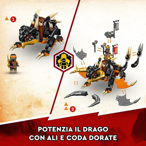 Lego Ninjago 71782 - Drago di Terra di Cole