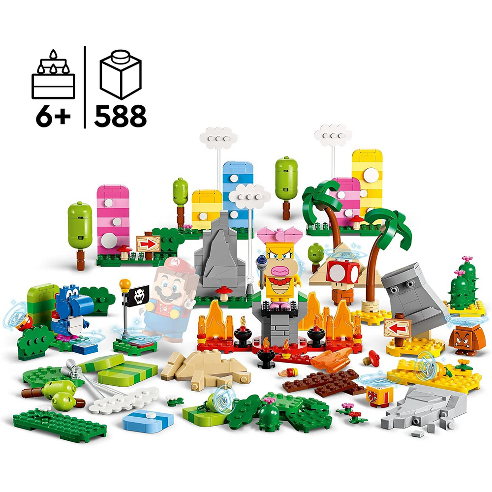 
                
                    Carica l&amp;#39;immagine nel visualizzatore della galleria, Lego Super Mario 71418 - Toolbox creativa
                
            