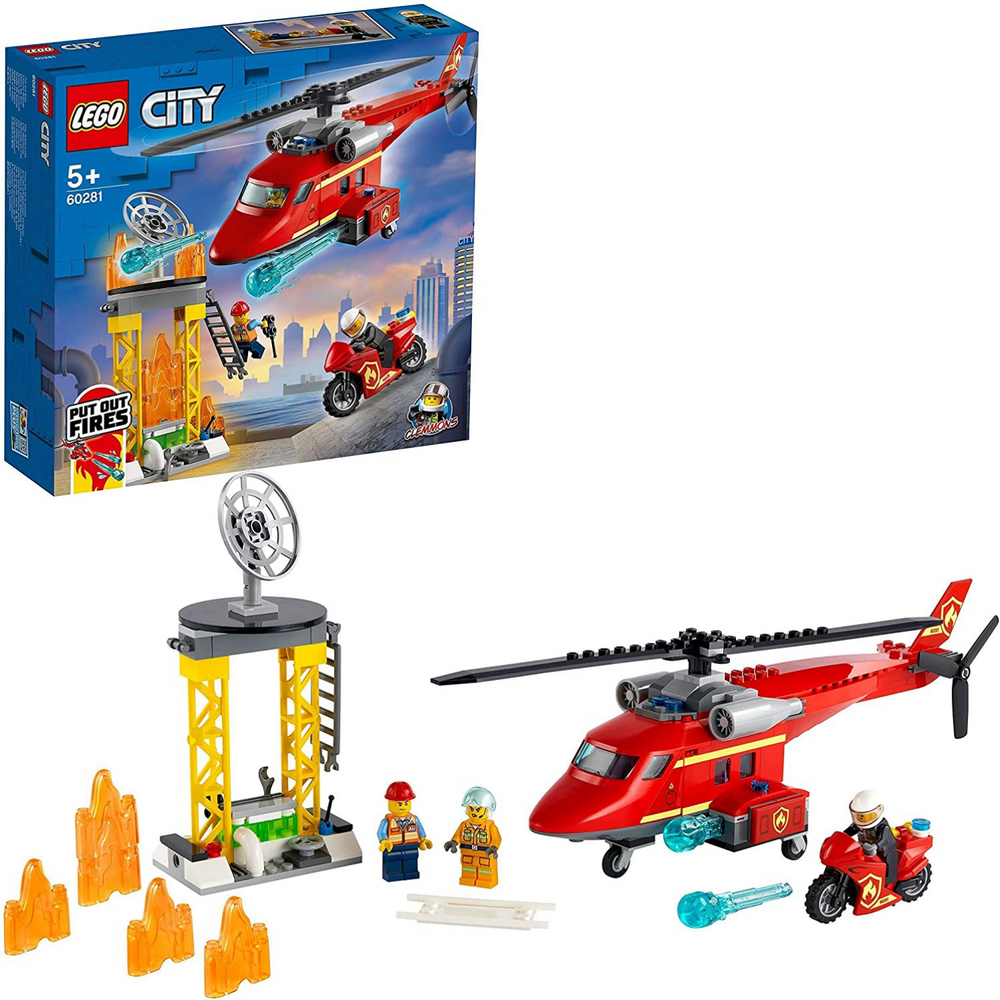 Lego city 60281 - Elicottero antincendio