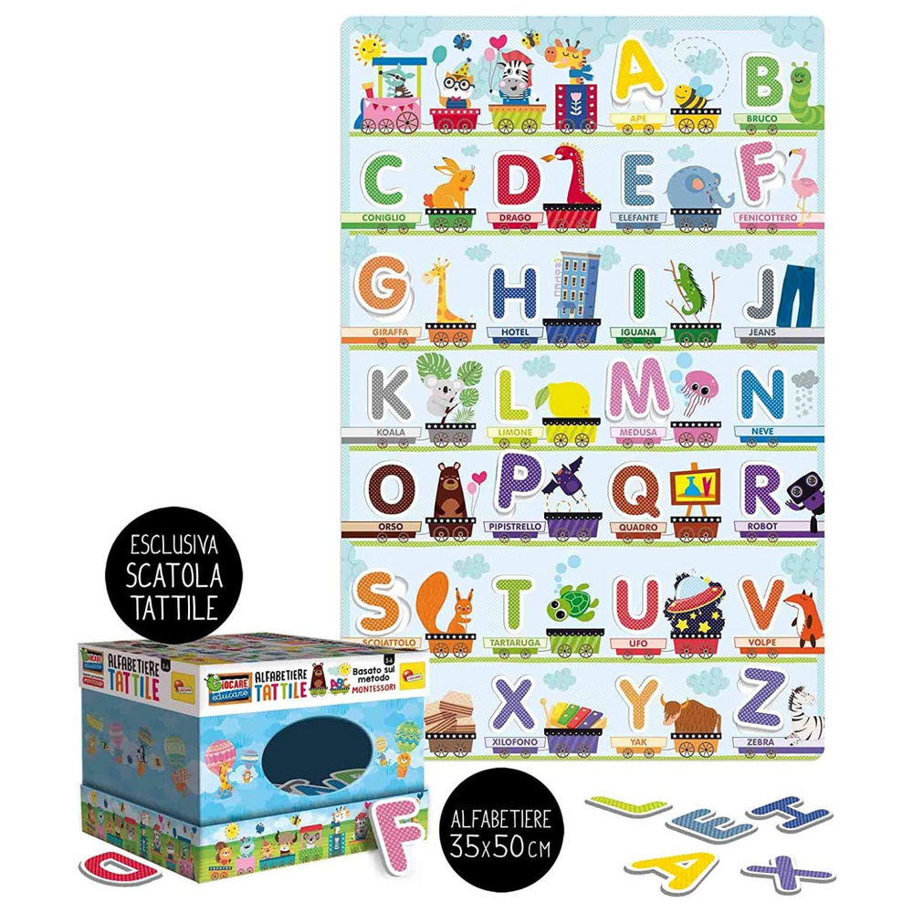 Montessori - Alfabeto Tattile