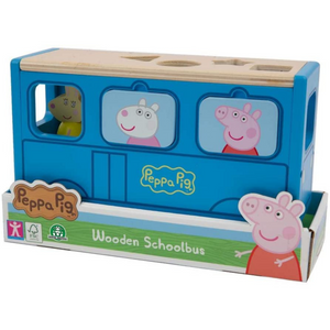 Peppa Pig scuolabus in legno