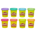 PlayDoh Set 8 Vasetti Neon/Rainbow