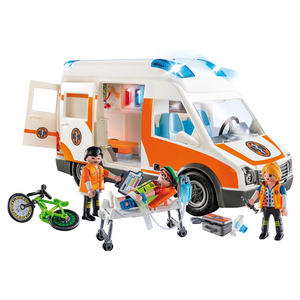 
                
                    Carica l&amp;#39;immagine nel visualizzatore della galleria, Playmobil 70049 - Ambulanza con luci lampeggianti
                
            