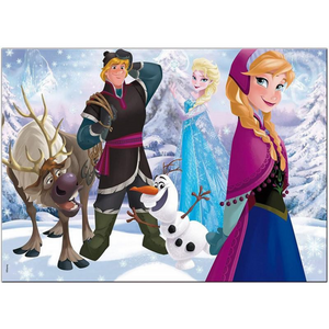 Puzzle Frozen 35 pezzi Double Face