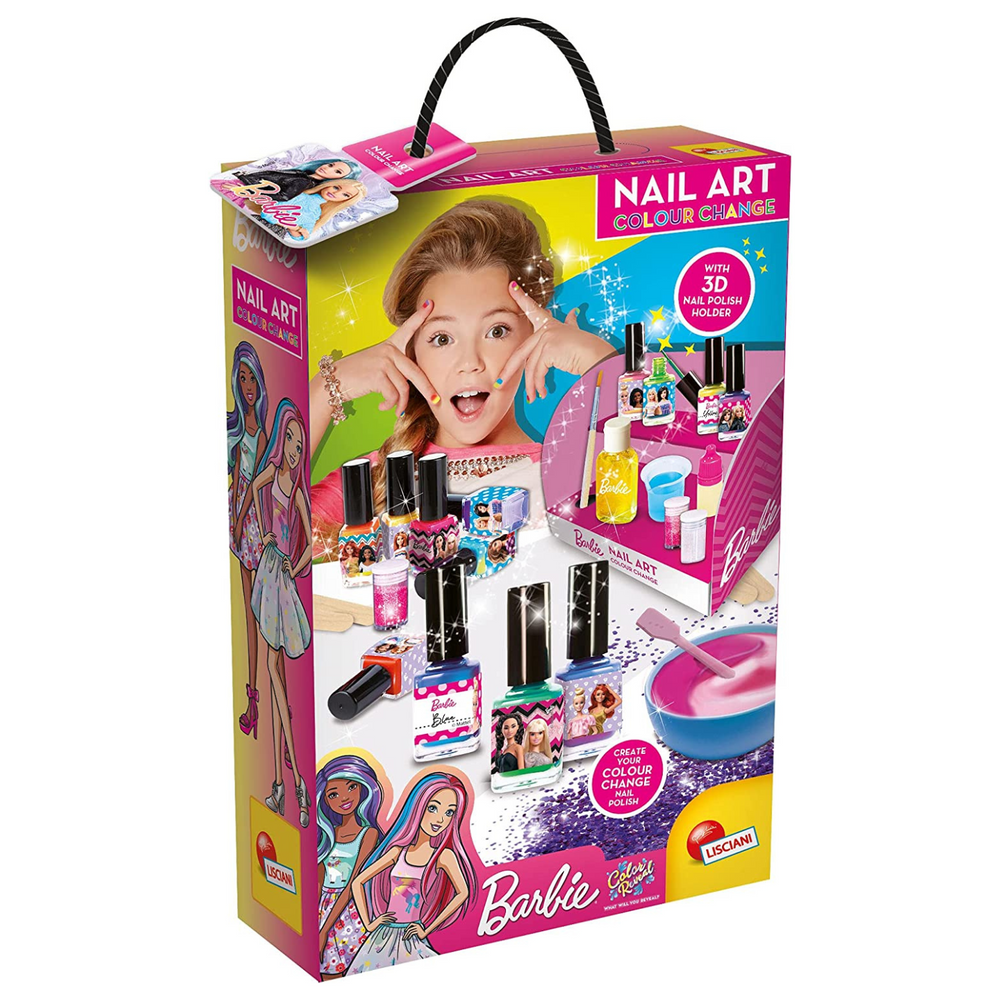 Set Barbie Nail Art Color Change