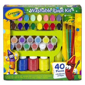 
                
                    Carica l&amp;#39;immagine nel visualizzatore della galleria, Set Pittura Lavabile 40 pezzi Crayola
                
            