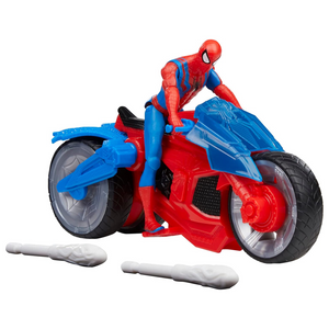 Spiderman Personaggio con Moto